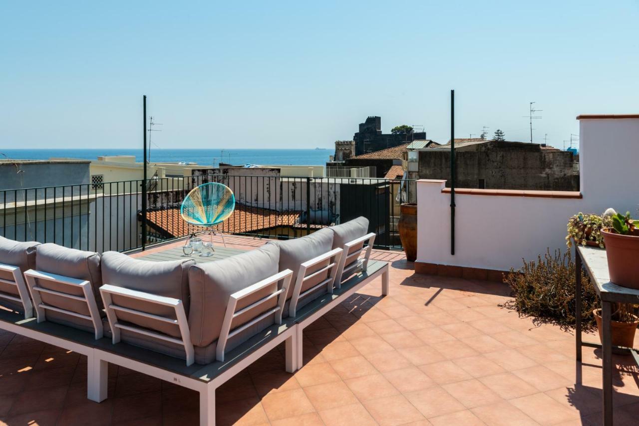 La Terrazza Dei Normanni Apartment Aci Castello Luaran gambar